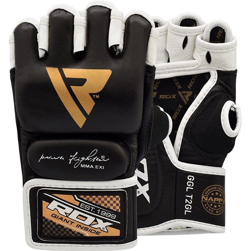 RDX SPORTS RDX T2 QUEST LEATHER MMA GLOVES 4 RDX SPORTS RDX T2 QUEST LEATHER MMA GLOVES - Image 2