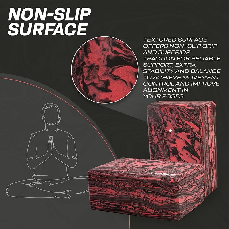 RDX SPORTS RDX RB EVA Foam High Density Non-Slips Yoga Block 5 RDX SPORTS RDX RB EVA Foam High Density Non-Slips Yoga Block - Image 3
