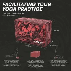 RDX SPORTS RDX RB EVA Foam High Density Non-Slips Yoga Block 16 RDX SPORTS RDX RB EVA Foam High Density Non-Slips Yoga Block -Rdx Sports rb yoga blocks 7