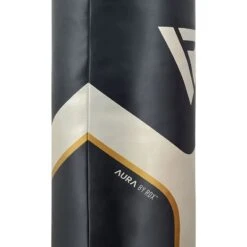 RDX SPORTS RDX T17 AURA 4ft / 5ft 2-in-1 Training Punch Bag In Pearl Black / White / Golden Set -Rdx Sports rdx black golden training punching bag 2