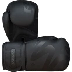 RDX SPORTS RDX F15 BLACK BOXING TRAINING GLOVES HOOK & LOOP MEN & WOMEN PUNCHING MUAY THAI KICKBOXING -Rdx Sports rdx black training boxing gloves 6 5 7