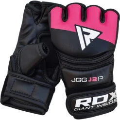 RDX SPORTS RDX J2 KIDS MMA GRAPPLING GLOVES -Rdx Sports rdx kids leather x grappling mma gloves 122