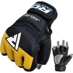 RDX SPORTS RDX J2 KIDS MMA GRAPPLING GLOVES -Rdx Sports rdx kids leather x grappling mma gloves 130