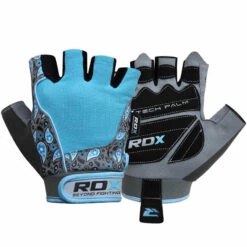 RDX SPORTS RDX S6 LADIES BLUE GYM GLOVES -Rdx Sports rdx ladies gym workout amara weight lifting gloves 327