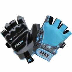 RDX SPORTS RDX S6 LADIES BLUE GYM GLOVES -Rdx Sports rdx ladies gym workout amara weight lifting gloves 328