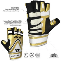 RDX SPORTS RDX L9 BODYBUILDING GYM GLOVES 13 RDX SPORTS RDX L9 BODYBUILDING GYM GLOVES -Rdx Sports rdx leather bodybuilding gym gloves 37