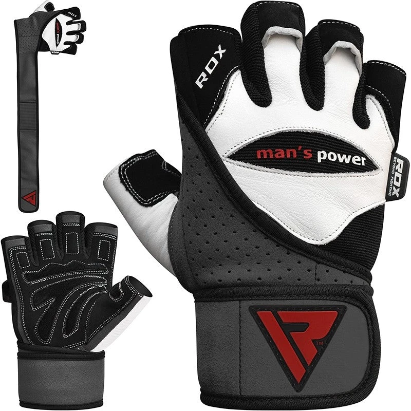 RDX SPORTS RDX L1 LEATHER GYM GLOVES 3 RDX SPORTS RDX L1 LEATHER GYM GLOVES