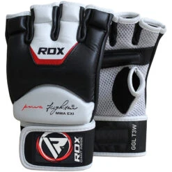 RDX SPORTS RDX T3 LEATHER MMA GRAPPLING GLOVES -Rdx Sports rdx leather gel training grappling gloves 53