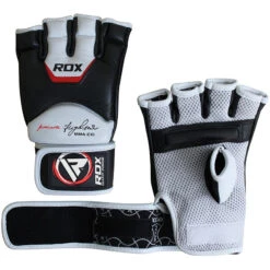 RDX SPORTS RDX T3 LEATHER MMA GRAPPLING GLOVES -Rdx Sports rdx leather gel training grappling gloves 55