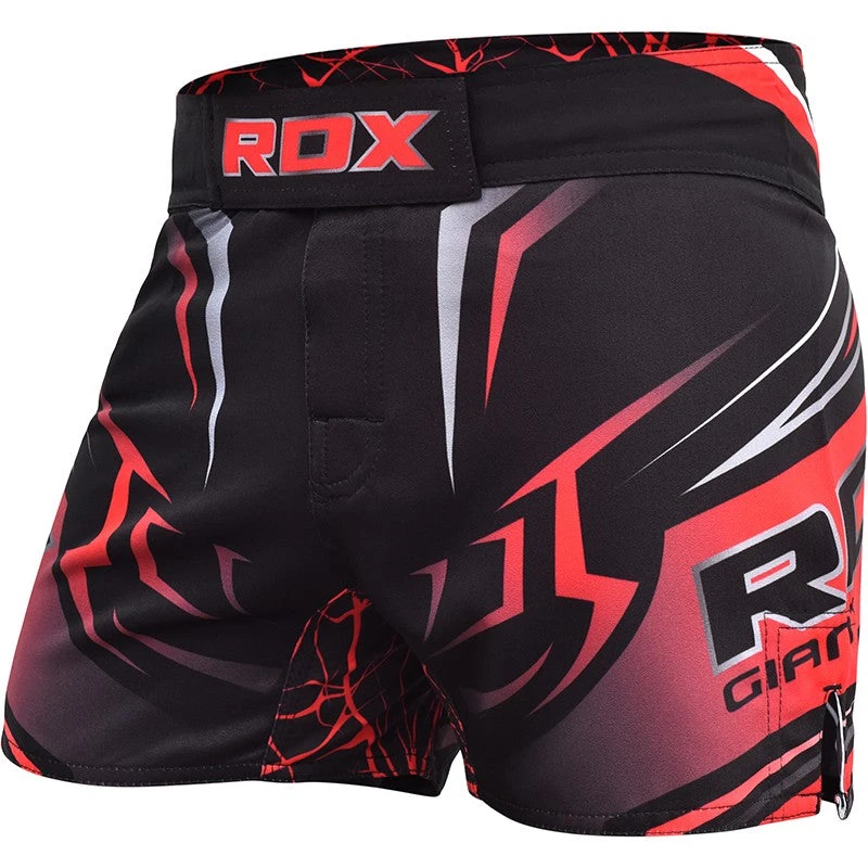 RDX SPORTS RDX R8 RED MMA SHORTS 3 RDX SPORTS RDX R8 RED MMA SHORTS