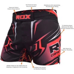 RDX SPORTS RDX R8 RED MMA SHORTS 11 RDX SPORTS RDX R8 RED MMA SHORTS -Rdx Sports rdx mma shorts fighting grappling 112