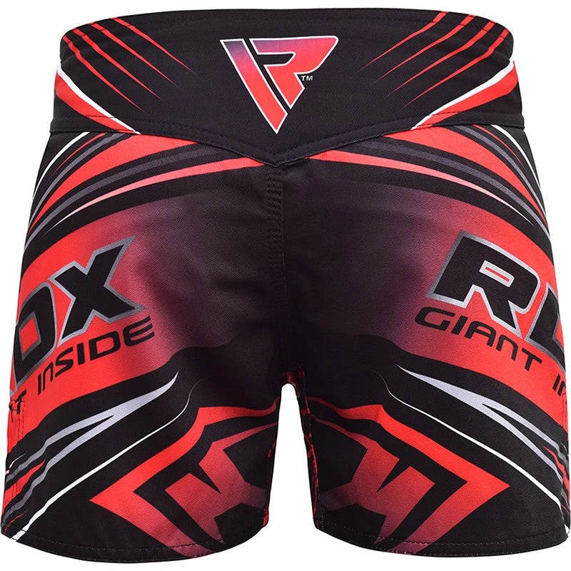 RDX SPORTS RDX R8 RED MMA SHORTS 6 RDX SPORTS RDX R8 RED MMA SHORTS - Image 4
