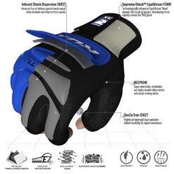 RDX SPORTS RDX T1 TAEKWONDO GLOVES -Rdx Sports rdx wtf taekwondo grappling gloves tkd 14