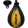 RDX SPORTS RDX 2Y Boxing & MMA Training Leather Speed Bag With Swivel Black / Yellow 2 RDX SPORTS RDX 2Y Boxing & MMA Training Leather Speed Bag With Swivel Black / Yellow -Rdx Sports rdx 2y boxing speed bag 3