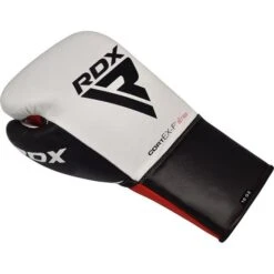 RDX SPORTS RDX C2 Fight Lace Up Leather Boxing Gloves BBBOFC/BIBA/WBF/NYAC /NEVADA APPROVED -Rdx Sports rdx c2 white leather fight boxing gloves 3