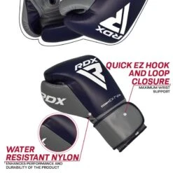 RDX SPORTS RDX C4 Fight Hook & Loop Sparring Boxing Gloves In Leather -Rdx Sports rdx c4 fight boxing sparring gloves 2