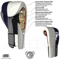 RDX SPORTS RDX C4 Fight Hook & Loop Sparring Boxing Gloves In Leather -Rdx Sports rdx c4 fight boxing sparring gloves 4