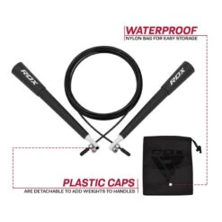 RDX SPORTS RDX C8 10 Ft. Adjustable PVC Coated Steel Cable Speed Jump Rope -Rdx Sports rdx c8 adjustable skipping rope 2