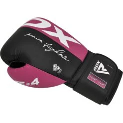 RDX SPORTS RDX F4 Boxing Sparring Gloves Hook & Loop -Rdx Sports rdx f4 boxing sparring gloves hook loop pink 3