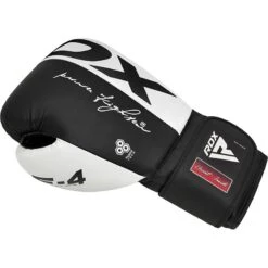 RDX SPORTS RDX F4 Boxing Sparring Gloves Hook & Loop -Rdx Sports rdx f4 boxing sparring gloves hook loop white 2
