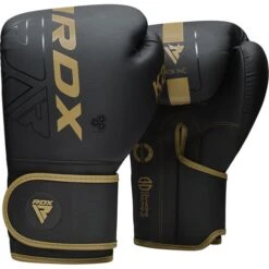 RDX SPORTS RDX F6 Kara Boxing Training Gloves Black -Rdx Sports rdx f6 kara boxing training gloves black army green