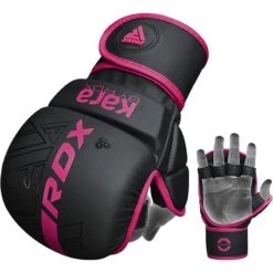 RDX SPORTS RDX F6 KARA MMA Sparring Gloves 7oz -Rdx Sports rdx f6 kara mma sparring gloves pink 2 1 1