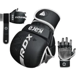 RDX SPORTS RDX F6 KARA MMA Sparring Gloves 7oz -Rdx Sports rdx f6 kara mma sparring gloves white 2 2