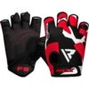 RDX SPORTS RDX FITNESS GYM GLOVES SHORT FINGER IN LYCRA -Rdx Sports rdx f6 red lycra fitness gym gloves 1 4