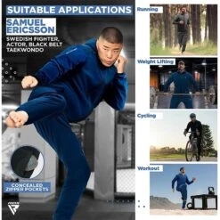 RDX SPORTS RDX H2 Weight Loss Sauna Suit -Rdx Sports rdx h2 weight loss sauna suit blue inner blue 4