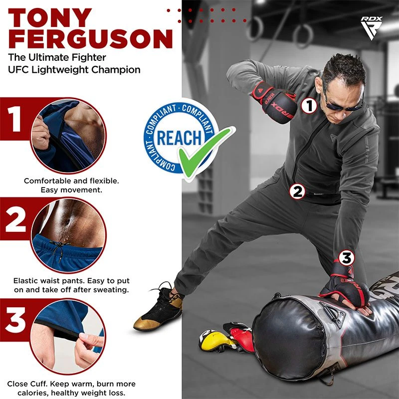 RDX SPORTS RDX H2 Weight Loss Sauna Suit - Image 15