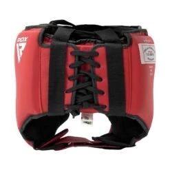 RDX SPORTS RDX HEADGUARD WITH CHEEK PROTECTION - USA BOXING APPROVED -Rdx Sports rdx headgear with cheeks usa boxing approved red 2