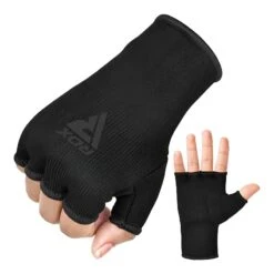 RDX SPORTS RDX HI Inner Gloves Hand Wraps -Rdx Sports rdx hi inner gloves hand wraps black black 4