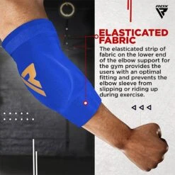 RDX SPORTS RDX HY CE Certified Padded Elbow Sleeve For Muay Thai & MMA Workout OEKO-TEX® Standard 100 Certified -Rdx Sports rdx hy elbow support pads 3 1