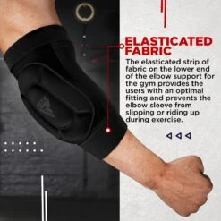 RDX SPORTS RDX Elbow Foam Pad OEKO-TEX® Standard 100 Certified 25 RDX SPORTS RDX Elbow Foam Pad OEKO-TEX® Standard 100 Certified -Rdx Sports rdx hy hosiery elbow foam oeko tex standard 100 certified black 3