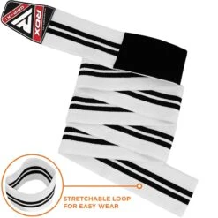 RDX SPORTS RDX K1 Elasticated Knee Compression Bandage Wraps OEKO-TEX® Standard 100 Certified -Rdx Sports rdx k1 elasticated knee compression bandage wraps 8