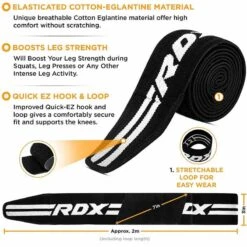 RDX SPORTS RDX K2 Compression Knee Wraps OEKO-TEX® Standard 100 Certified -Rdx Sports rdx k2 knee wraps 2 1