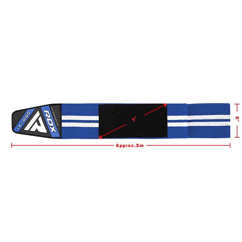 RDX SPORTS RDX K4 Weightlifting Knee Wraps OEKO-TEX® Standard 100 Certified 6 RDX SPORTS RDX K4 Weightlifting Knee Wraps OEKO-TEX® Standard 100 Certified - Image 4