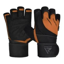 RDX SPORTS RDX L4 Open Finger Weightlifting Gym Gloves 33 RDX SPORTS RDX L4 Open Finger Weightlifting Gym Gloves -Rdx Sports rdx l4 open finger weightlifting gym gloves 5