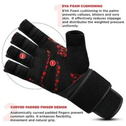 RDX SPORTS RDX L7 Weight Lifting Leather Gym Gloves -Rdx Sports rdx l7 weight lifting leather gym gloves 5