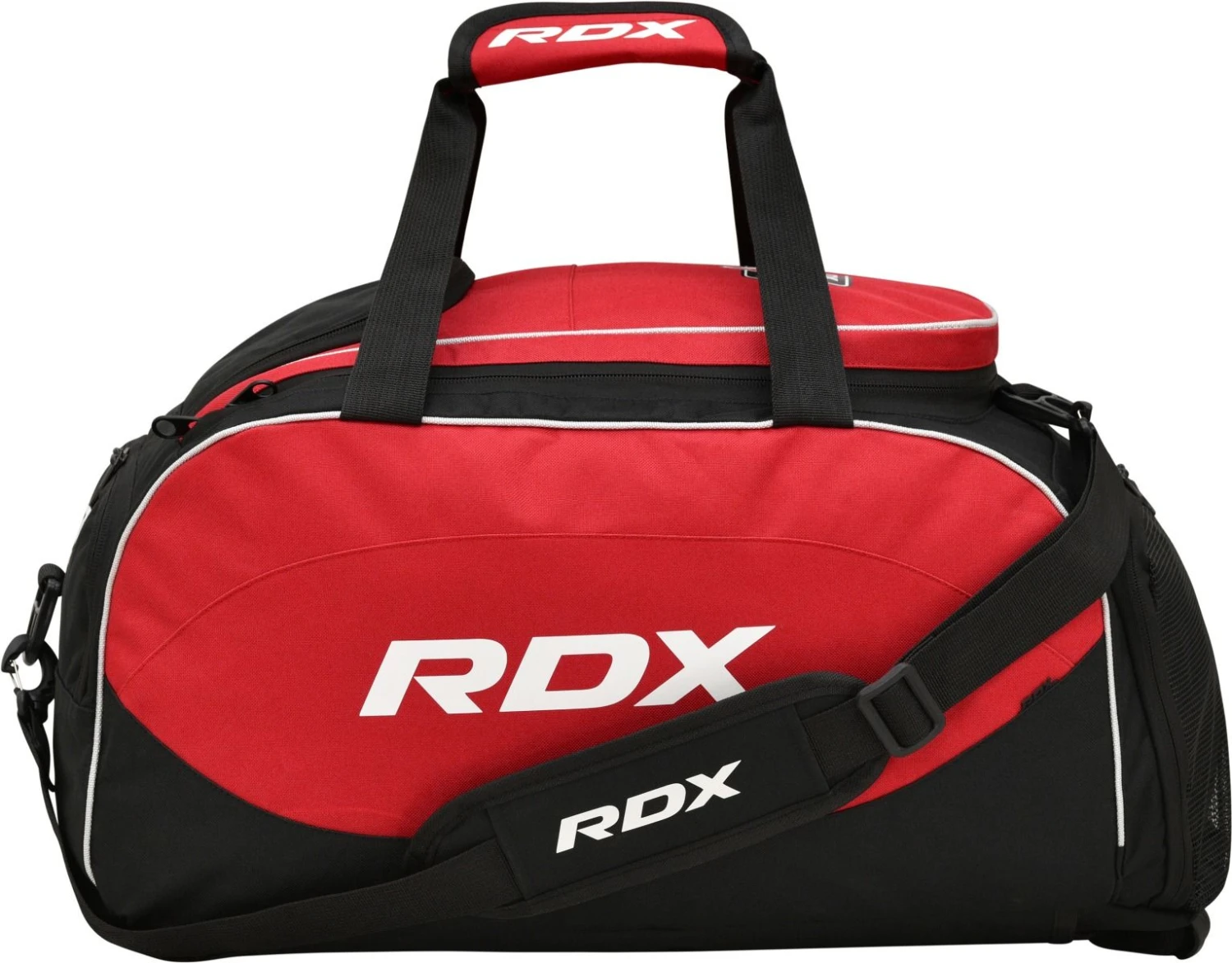 RDX SPORTS RDX R1 Gym Kit Duffle Bag - Backpack Straps & Shoes Compartment Red / Black 3 RDX SPORTS RDX R1 Gym Kit Duffle Bag - Backpack Straps & Shoes Compartment Red / Black
