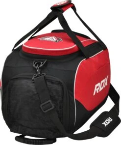 RDX SPORTS RDX R1 Gym Kit Duffle Bag - Backpack Straps & Shoes Compartment Red / Black 20 RDX SPORTS RDX R1 Gym Kit Duffle Bag - Backpack Straps & Shoes Compartment Red / Black -Rdx Sports rdx r1 duffel bag with backpack straps 3