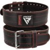 RDX SPORTS RDX RD1 4" Powerlifting Leather Gym Belt -Rdx Sports rdx rd1 4 powerlifting leather gym belt red 6