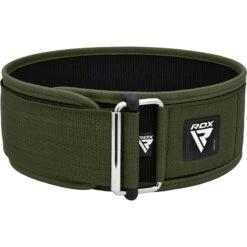 RDX SPORTS RDX RX1 4” Weight Lifting Belt -Rdx Sports rdx rx1 4 weight lifting belt army green 2