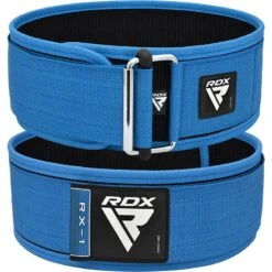RDX SPORTS RDX RX1 4” Weight Lifting Belt -Rdx Sports rdx rx1 4 weight lifting belt blue 4