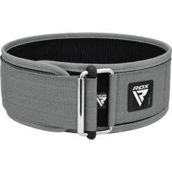 RDX SPORTS RDX RX1 4” Weight Lifting Belt -Rdx Sports rdx rx1 4 weight lifting belt grey 2