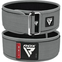 RDX SPORTS RDX RX1 4” Weight Lifting Belt -Rdx Sports rdx rx1 4 weight lifting belt grey 4