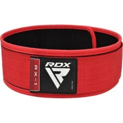 RDX SPORTS RDX RX1 4” Weight Lifting Belt -Rdx Sports rdx rx1 4 weight lifting belt red 3