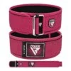 RDX SPORTS RDX RX1 4” Weight Lifting Belt For Women -Rdx Sports rdx rx1 pink weight lifting belt 1
