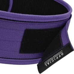 RDX SPORTS RDX RX1 4” Weight Lifting Belt For Women -Rdx Sports rdx rx1 purple weight lifting belt 3