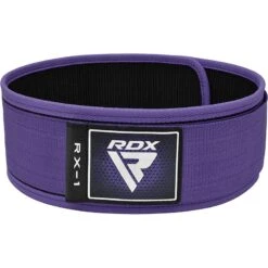 RDX SPORTS RDX RX1 4” Weight Lifting Belt For Women -Rdx Sports rdx rx1 purple weight lifting belt 7